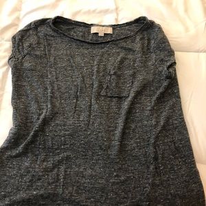 Ann Taylor Loft Grey top